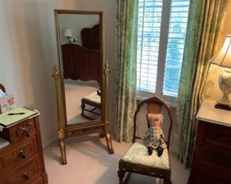GOLD DRESSING MIRROR $ 250.00
