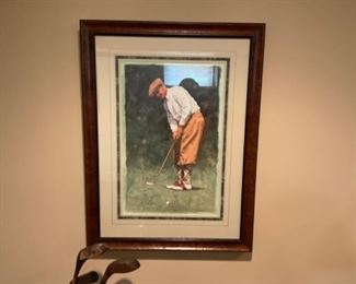 GOLFER $ 75.00 PRINT