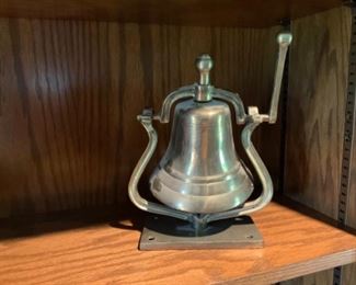 BRASS SHIP BELL. SMALLER SIZE $ 30.00