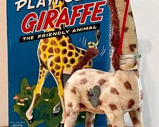 Vintage Playful Giraffe