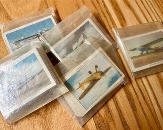 Item 504:  Lots of 1940's Wings Cigarette Cards:  $65