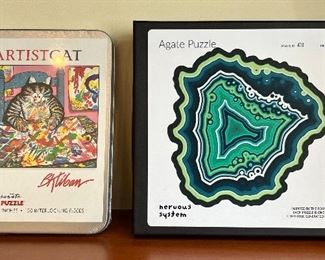 Artistcat & Agate Puzzles:  $38/Set