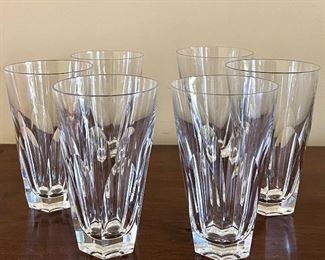 Item 6:  (6) Waterford Water Glasses - 5": $125