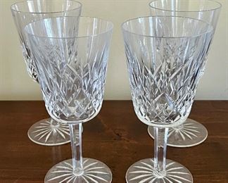 Item 7:  (4) Waterford Wine Glasses - 7": $125