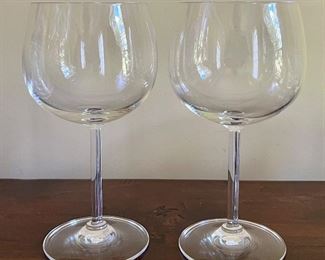 Item 8:  (2) Tiffany & Co. Wine Glasses - 7": $58