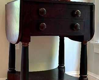 Empire Table with Paw Feet & Drop Leaf Sides