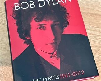 Bob Dylan "The Lyrics 1961 - 2012" Book