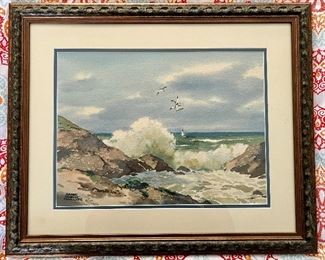Original Watercolor by James March Phillips 