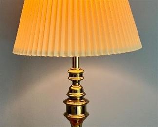 Heavy vintage brass lamp