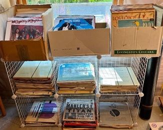 We have a large selection of records at this sale!