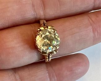 14K and Yellow Stone Ring