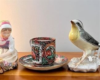 Royal Copenhagen, Vintage Asian and Rando birdie