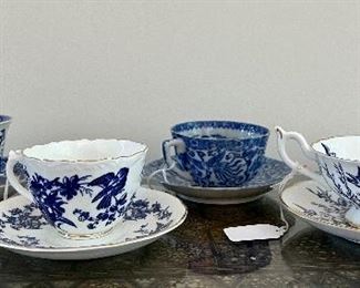 Two Coalport, One Burleigh Willow and just an extra darling one.