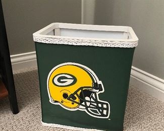 Vintage Packers waste basket