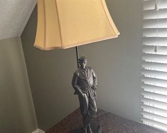 Golfer lamp