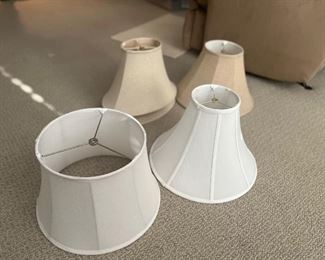 Assorted lamp shades