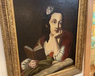 18th Century painting, unsigned