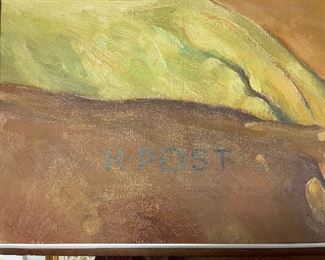 The Yerling Pen”  by Howard Post original oil on Canvas