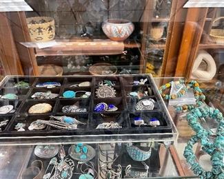 Native American Sterling and Turquoise Jewelry