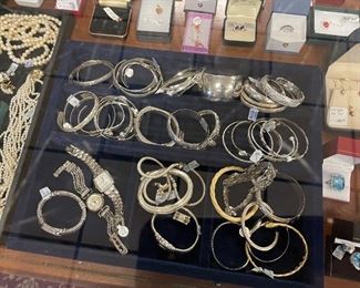 Gold and Silver Bracelets