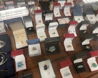 Gold and Platinum…….Topaz, Sapphires, Diamonds, Rubies, Emeralds and other beautiful pieces. 