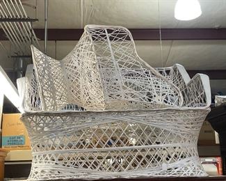 Woodard Spun Fiberglass Sofa and 3 chairs 