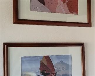 Original cartoon cels