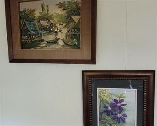 Two original paintings 
