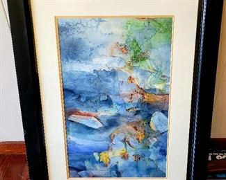 Original abstract watercolor