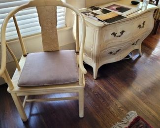 Henredon Chinese style arm chairs