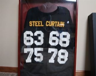 Steel Curtain signed jersey