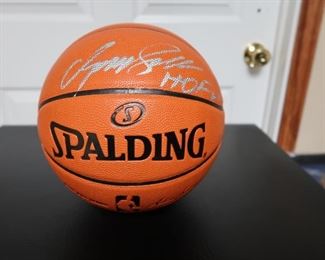 Dominique Wilkins signed basketball