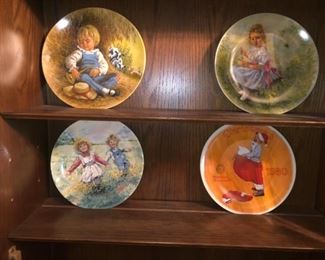 The first of many Knowles collector plates - and they have their boxes.