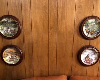 Framed Knowles ducks plates