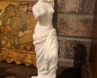 "And I am Venus de Milo - and I'm cold!"