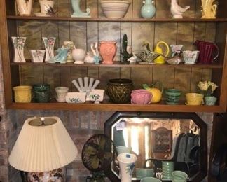 A WALL FULL OF MCCOY COLLECTABLES!!!