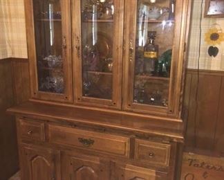 And here is the matching Temple-Stuart china cabinet. 