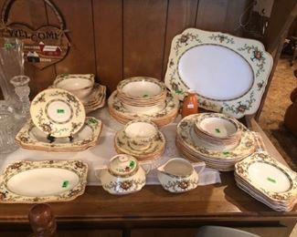 Collection of English "Ducal" Crown Ware