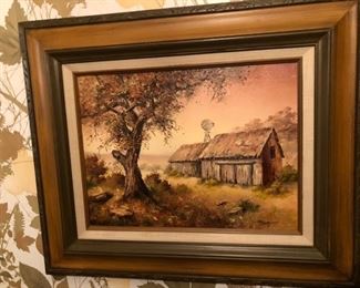 country print by McCarley (maybe Kirby McCarley?)