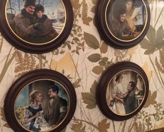 Knowles "Dr. Zhivago" framed plates