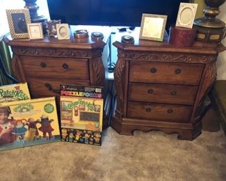 two matching nightstands