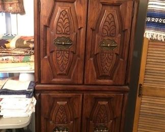 Very unique Link-Taylor oak armoire