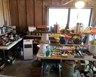 And yet another room full of kitchenware