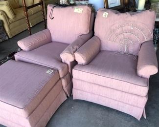 A pair of Drexel chairs