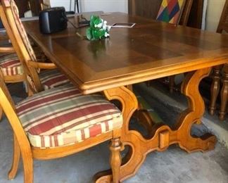 Table has two leaves