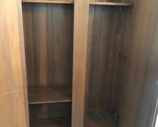 doors open. Has key lock.