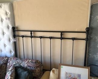 Iron headboard and mattress sets