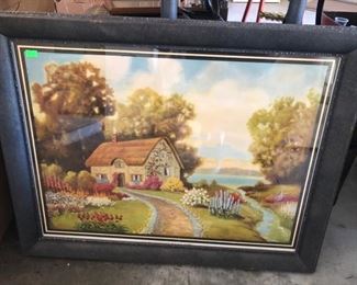 R.A. Fox print "It's Only a Cottage, But It's Home"