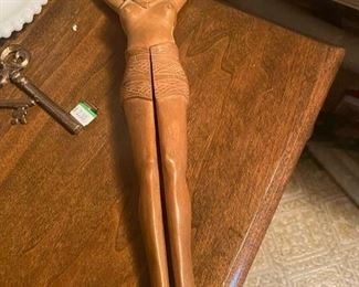 Vintage "Naughty Nellie" nut cracker - imagine that! 