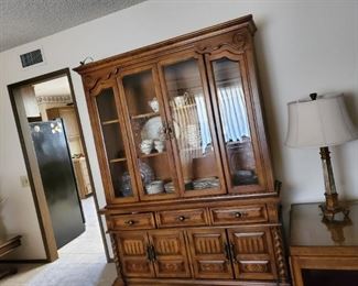 Matches table , in great shape beautiful China Cabnet.